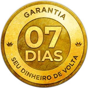 selo de garantia de 7 dias ou seu dinheiro de volta